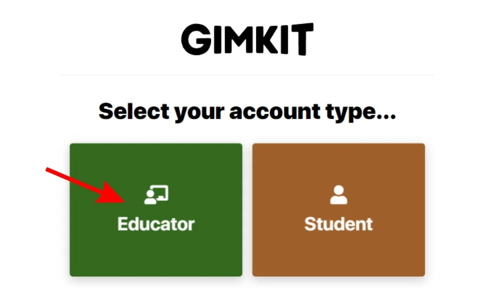 Create Gimkit Educator Account